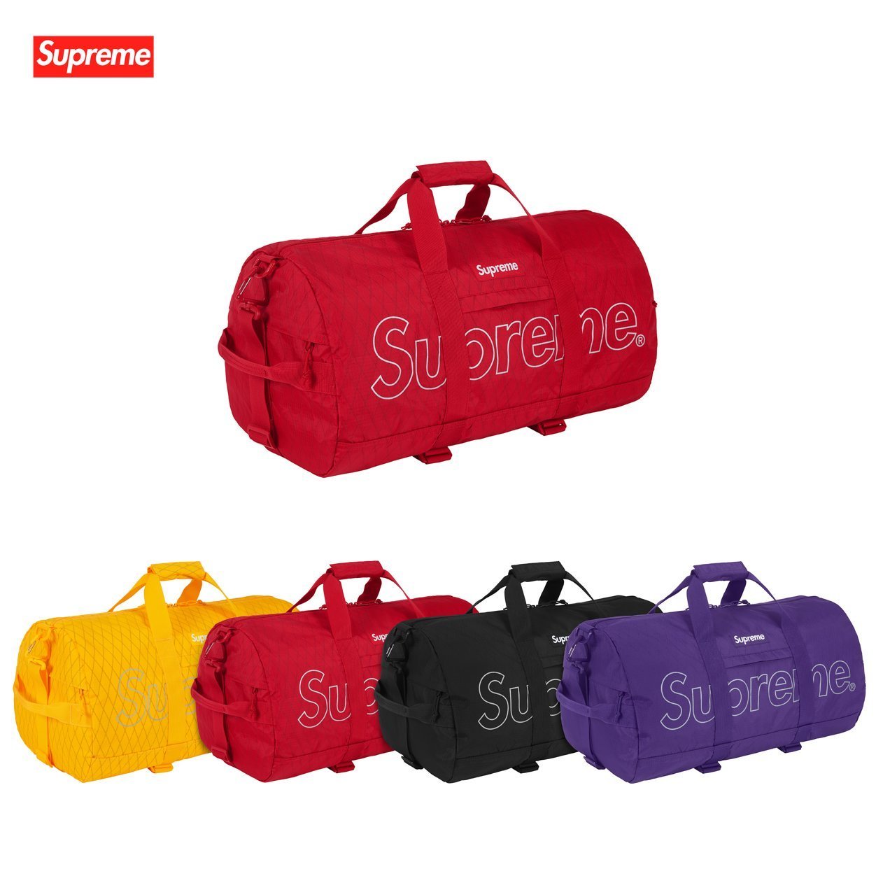FW18 Supreme Duffle Bag - シュプリーム ダッフル・ボストン (Supreme