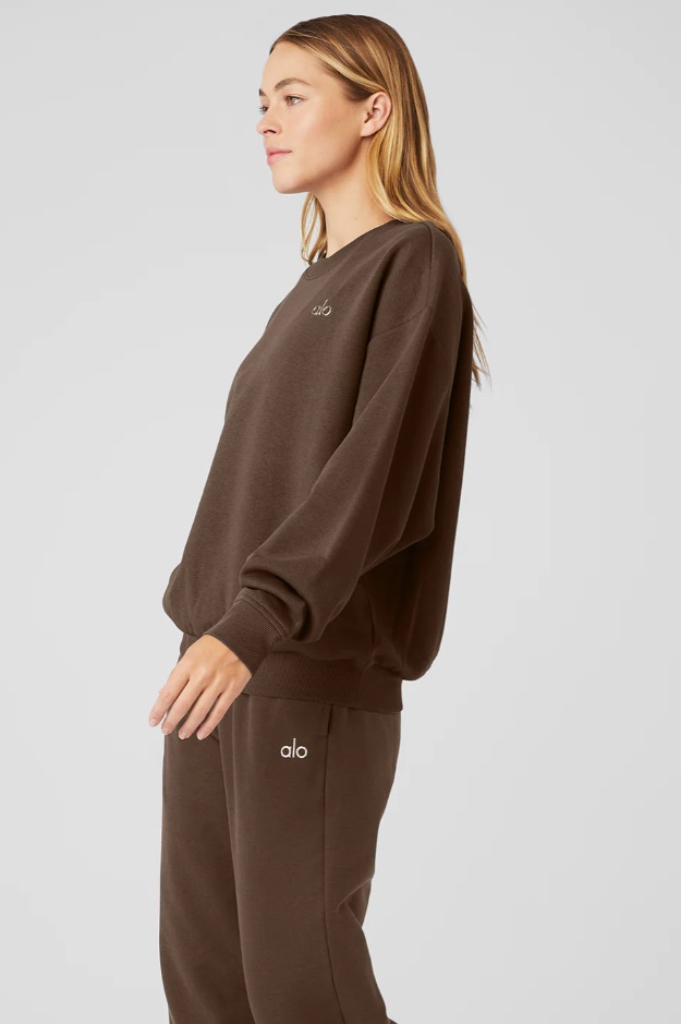 ALO Yoga】Accolade ロゴ スウェット シャツ 4色 (ALO Yoga/スウェット