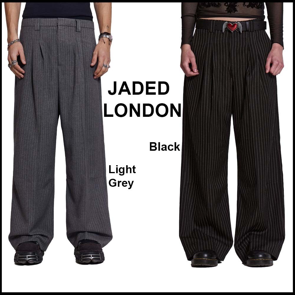JADED LONDON】ピンストライプ Goliath Pants/スーツパンツ (JADED
