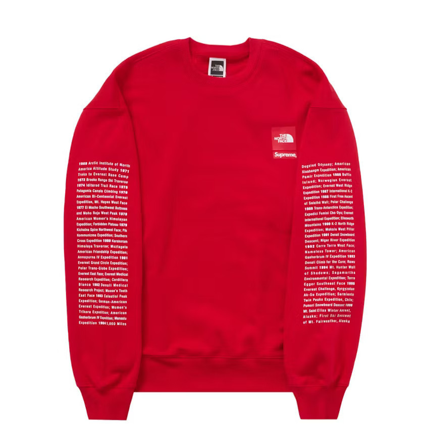 Supreme x The North Face】24SS クルーネック スウェット (Supreme