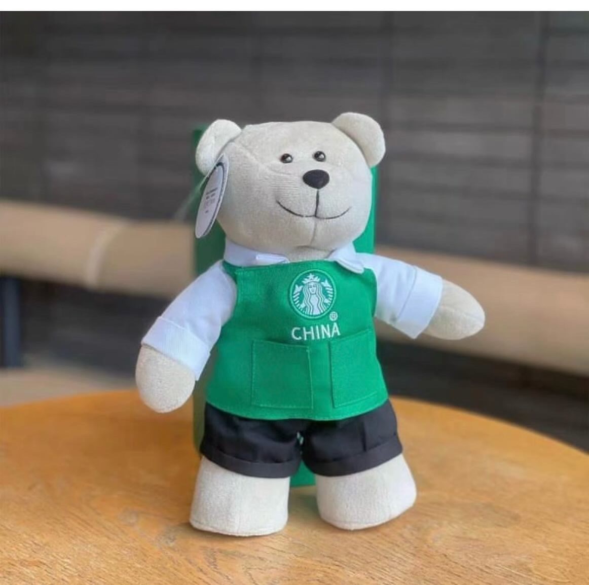スターバックス スタバ海外中国 店員のベアリスタ ぬいぐるみ