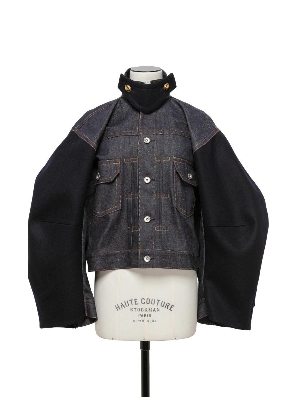 国内より1WEEK【sacai】Denim x Wool Melton Jacket (sacai/ジャケット
