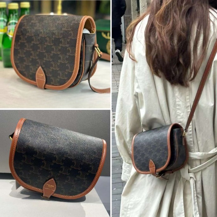 ☆Celine☆ミディアム フォルコ バッグ / トリオンフキャンバス