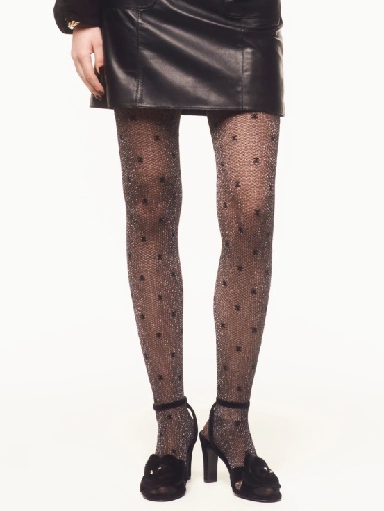 キラキラオシャレ♪＊【CHANEL】シャネル タイツ CCロゴ (CHANEL