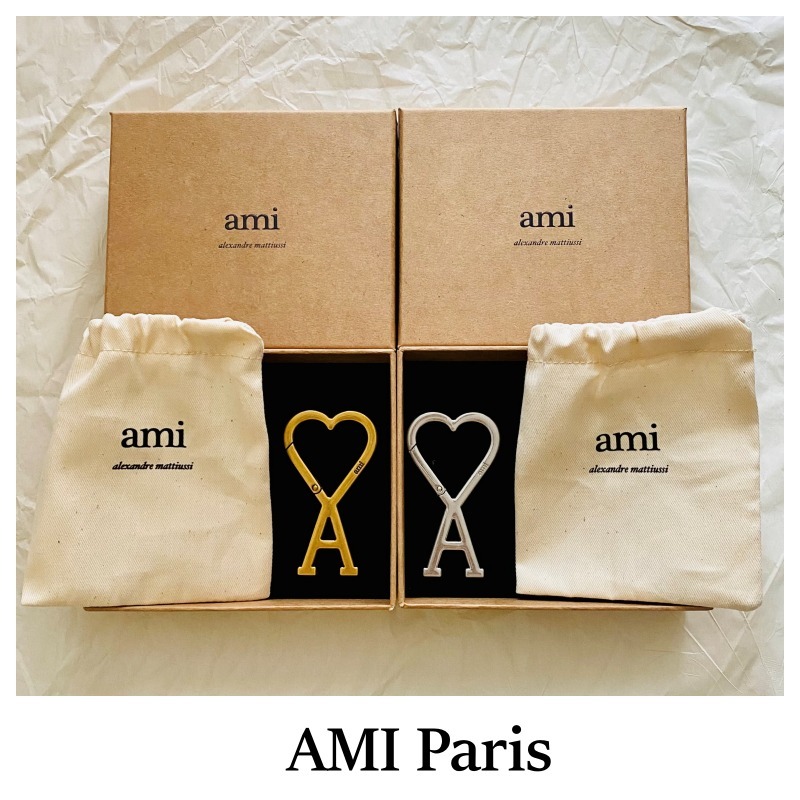 AMI Paris Ami de Coeur フック キーリング (AMI PARIS/キーホルダー