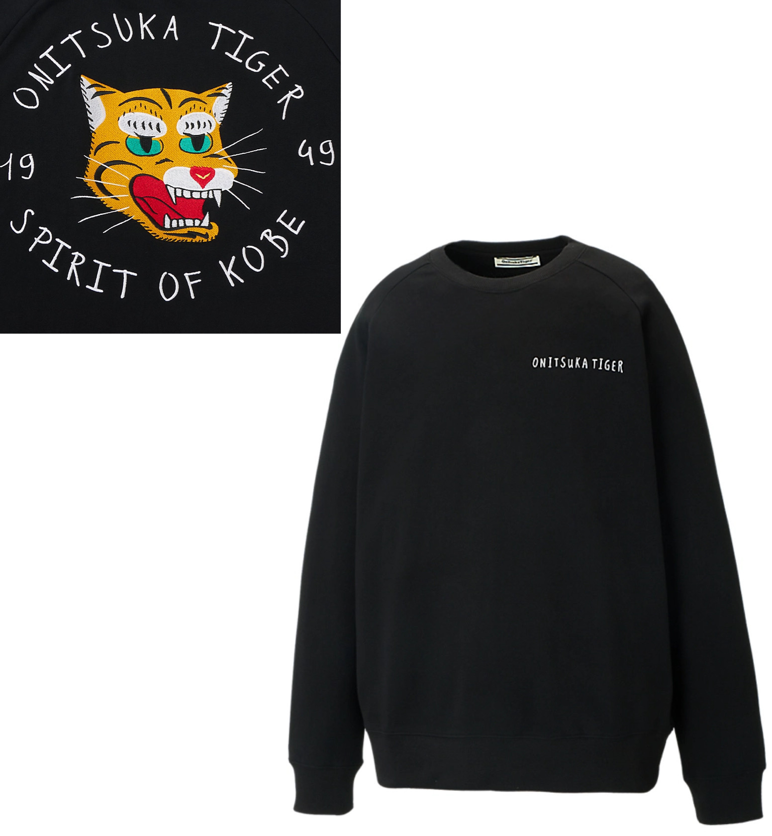 ギフトに最適☆onitsuka tiger SWEAT TOP☆虎モチーフ おしゃれ