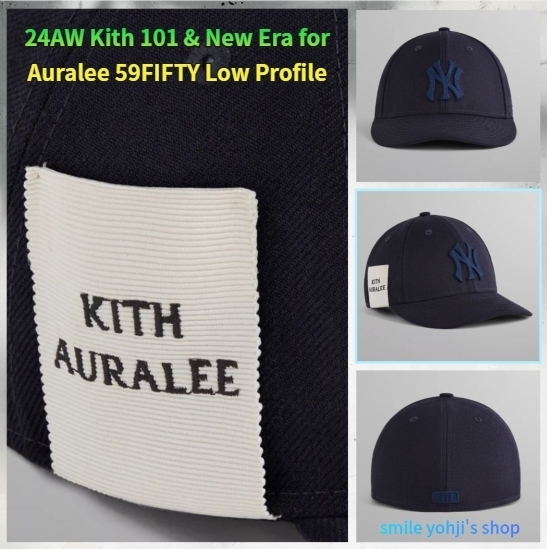 ☆24AW☆Kith 101 & New Era for Auralee 59FIFTY Low Profile (KITH