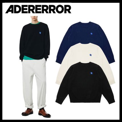 ネイビー（紺）系 ADERERROR(アーダーエラー) ニット・セーター(メンズ