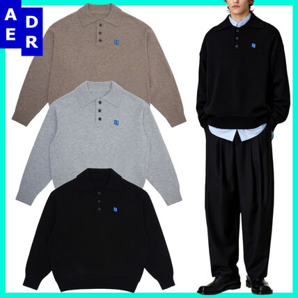 ブラック（黒）系 S ADERERROR(アーダーエラー) ニット・セーター