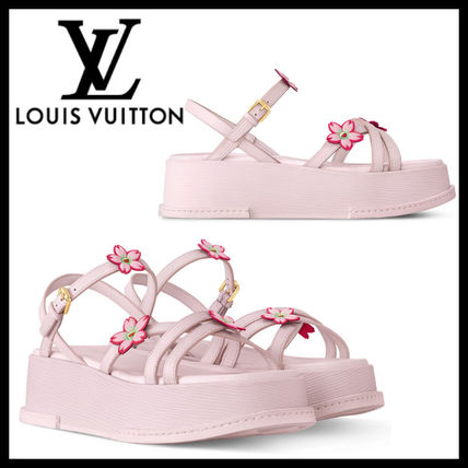 ピンク系 Louis Vuitton(ルイヴィトン) サンダル・ミュール(レディース