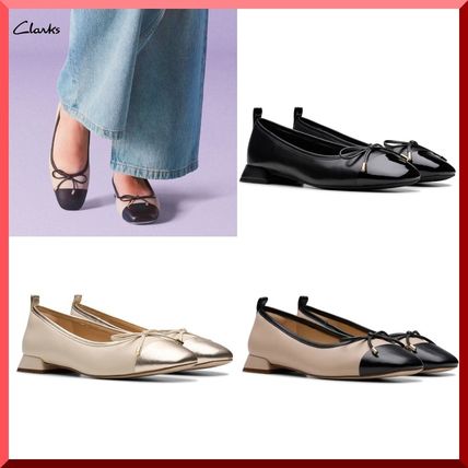 24cm Clarks(クラークス) バレエシューズ(レディース) - ブランド通販