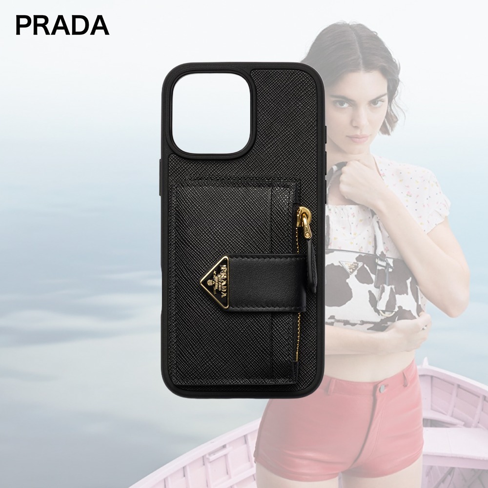 希少】PRADA iPhone 16 Pro Max サフィアーノレザー ケース (PRADA