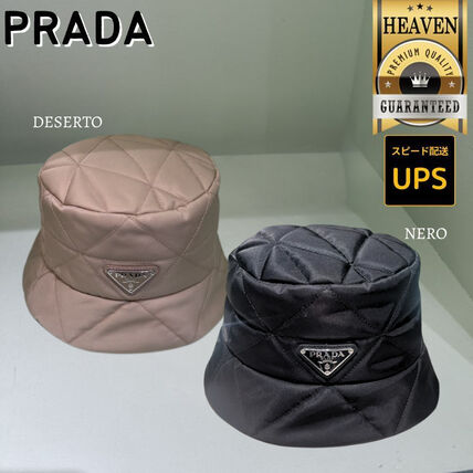 ベージュ系 PRADA(プラダ) ハット(レディース) - ブランド通販のBUYMA