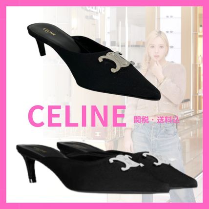 ポインテッドトゥ CELINE(セリーヌ) サンダル・ミュール(レディース