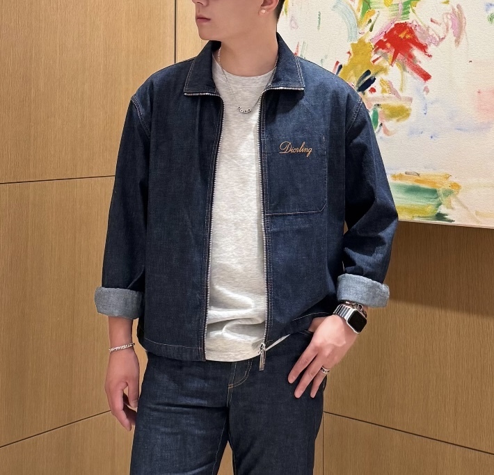 秋/冬のお洒落に♪】DIOR☆Diorling ブルゾンジャケット (Dior/デニム