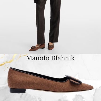 Manolo Blahnik(マノロブラニク) フラットシューズ(レディース