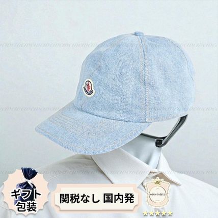 ブルー（青）系 MONCLER(モンクレール) キャップ(レディース