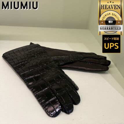 MiuMiu(ミュウミュウ) 手袋(レディース) - ブランド通販のBUYMA