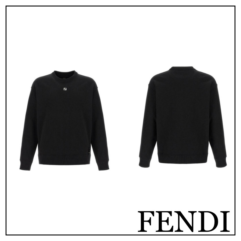 関税込】FENDI フェンディ◇FFロゴ コットン スウェットシャツ (FENDI