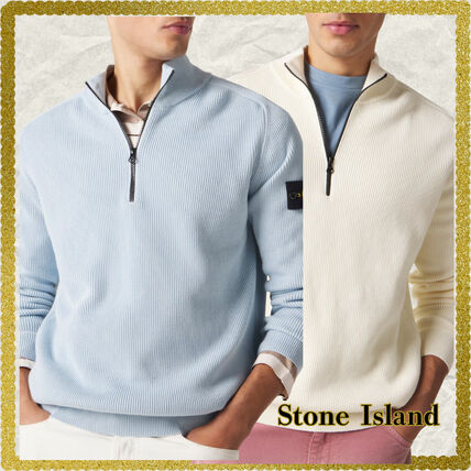 ブルー（青）系 S STONE ISLAND(ストーンアイランド) ニット・セーター