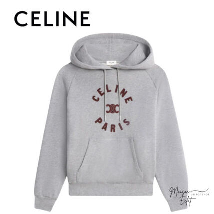 グレー（灰色）系 CELINE(セリーヌ) パーカー・フーディ(レディース