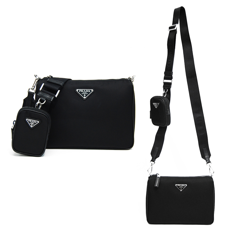 関税負担なし☆PRADA プラダ ナイロンクロスボディパック (PRADA