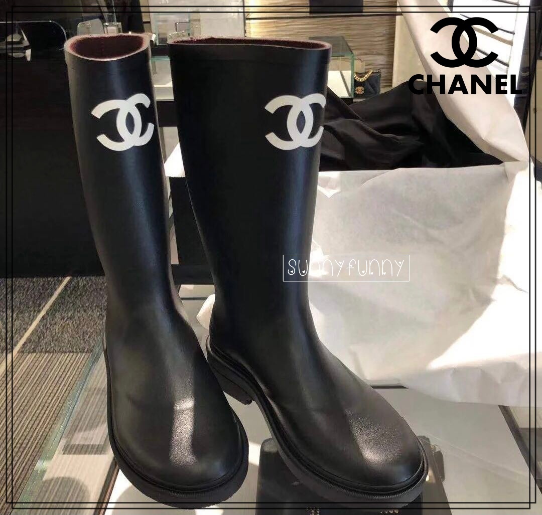 21AW☆》CHANEL レインブーツ シャネル 完売必至 (CHANEL/レイン