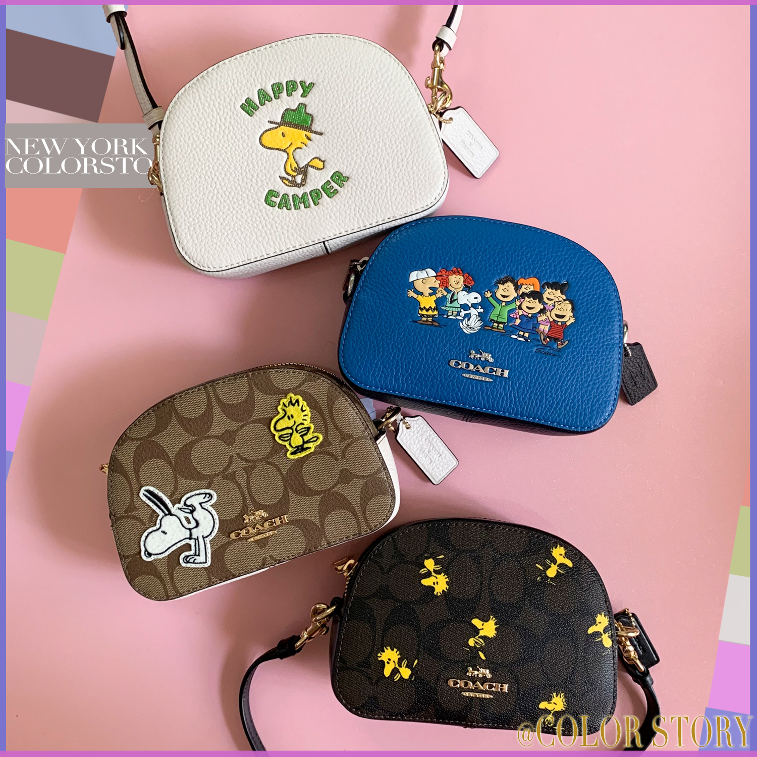 COACH x スヌーピー】○レア♪○PEANUTS セレナ クロスボディ (Coach