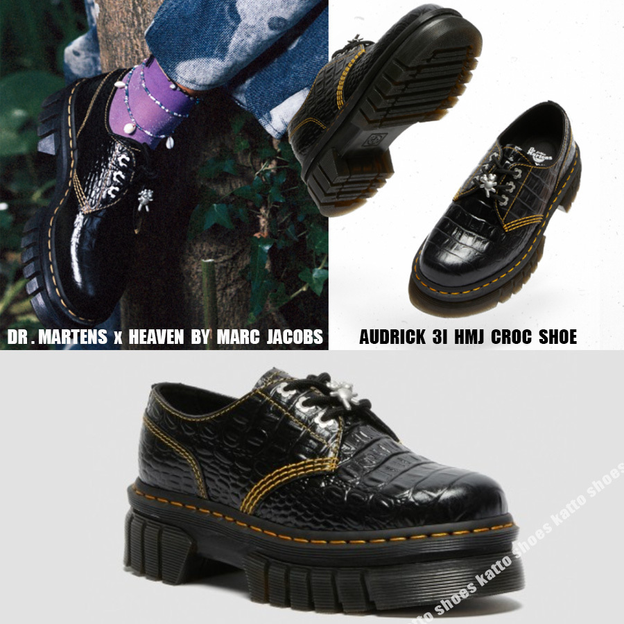 Dr Martens x HEAVEN BY MARC JACOBS AUDRICK CROC☆コラボ 厚底 (Dr