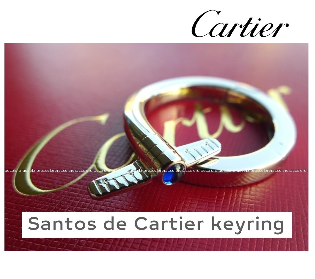 Cartier サントス ドゥ カルティエ キーリング 飛行機 モチーフ