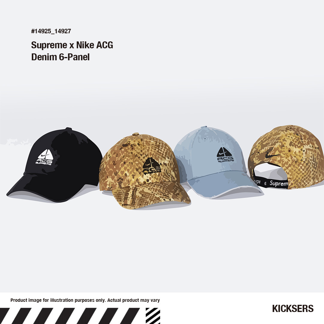 ナイキACG 6パネルキャップ Supreme Nike ACG Denim 6-Panel Cap
