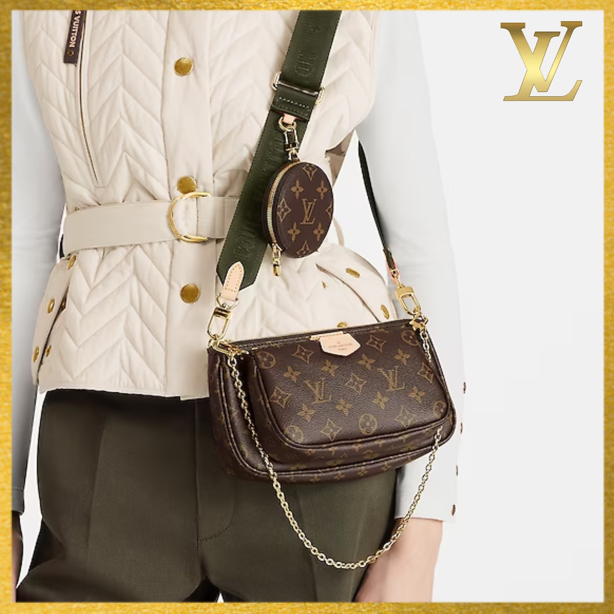 LOUIS VUITTON】ミュルティ ポシェット アクセソワール☆人気 (Louis