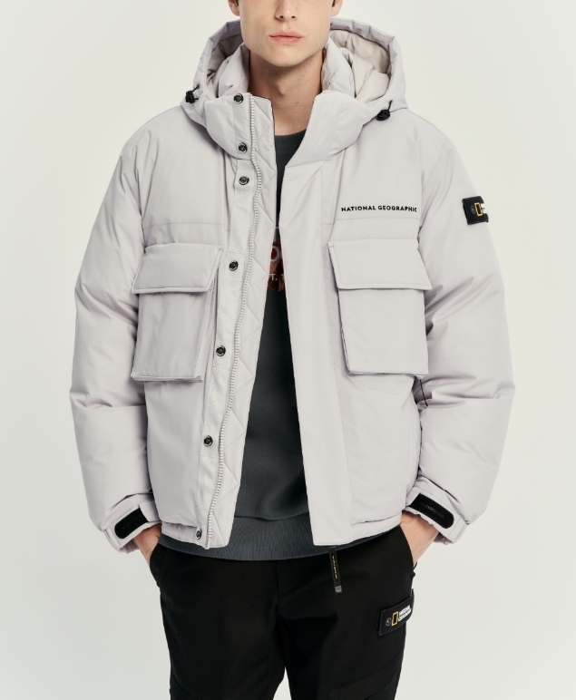 NATIONAL GEOGRAPHIC☆男女OK ショート丈ダウンジャンパー_4色