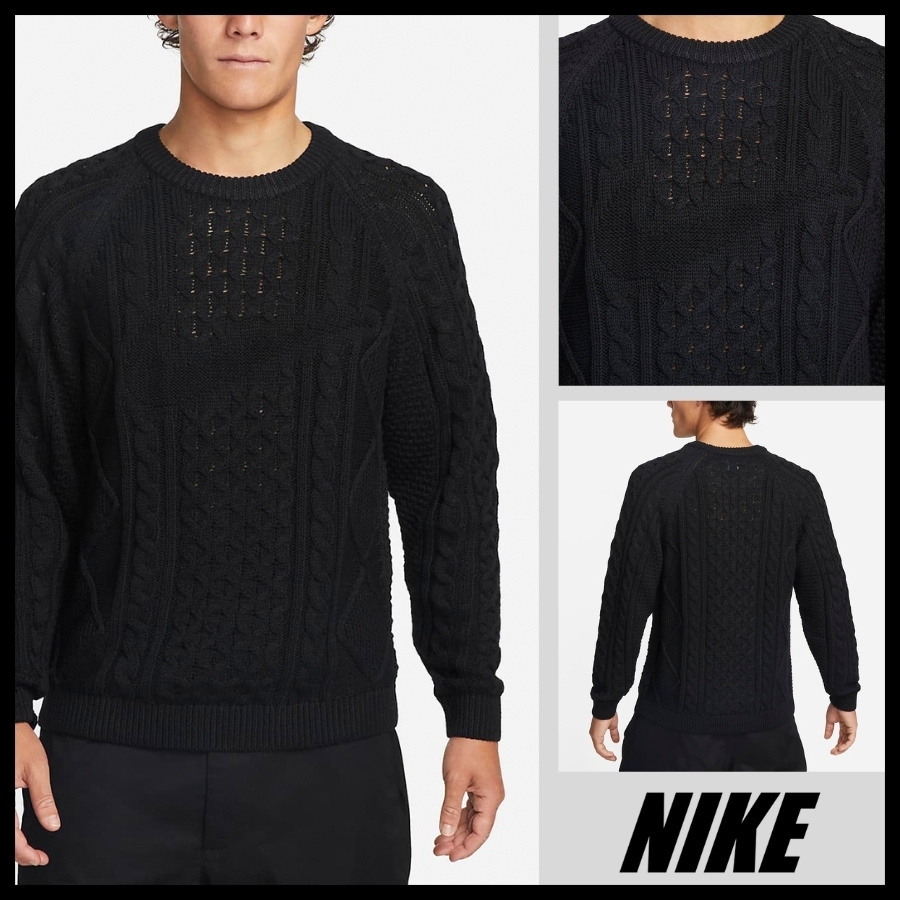 ☆NIKE☆NSW ケーブルニットセーター☆追跡可