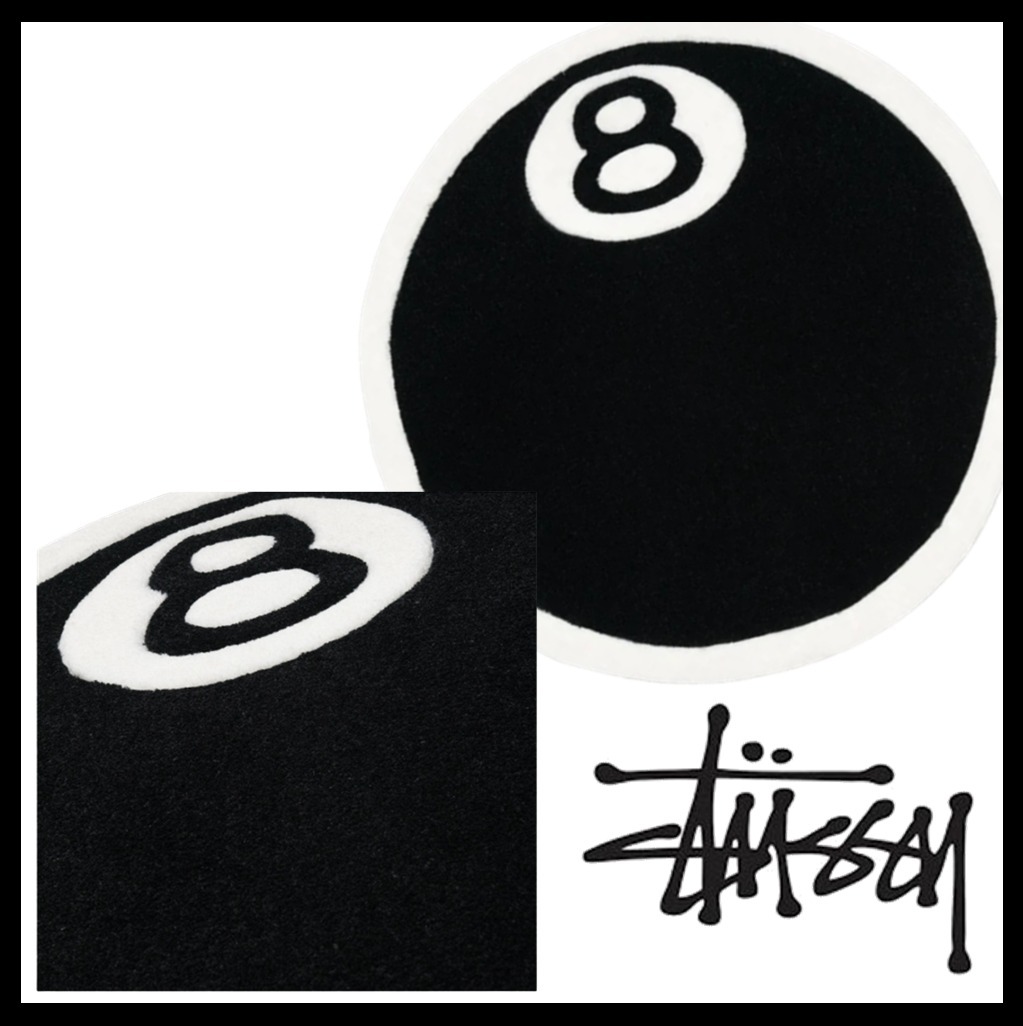 ☆送料・関税込☆Stussy☆8-BALL RUG☆ラグ☆ (STUSSY/ラグ