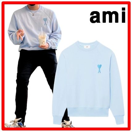 ブルー（青）系 AMI PARIS(アミ パリス) スウェット・トレーナー