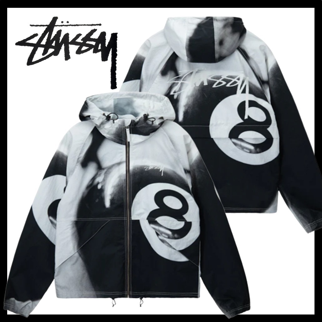 関税込☆Stussy☆Stussy 8 Ball Beach Shell Jacket☆ジャケット
