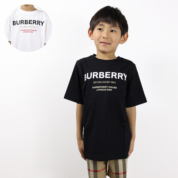 Burberry バーバリー Tシャツ 半袖 クルーネック ロゴ キッズ