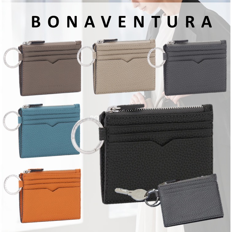 BONAVENTURA フラグメントケース キーリング付 シュリンクレザー