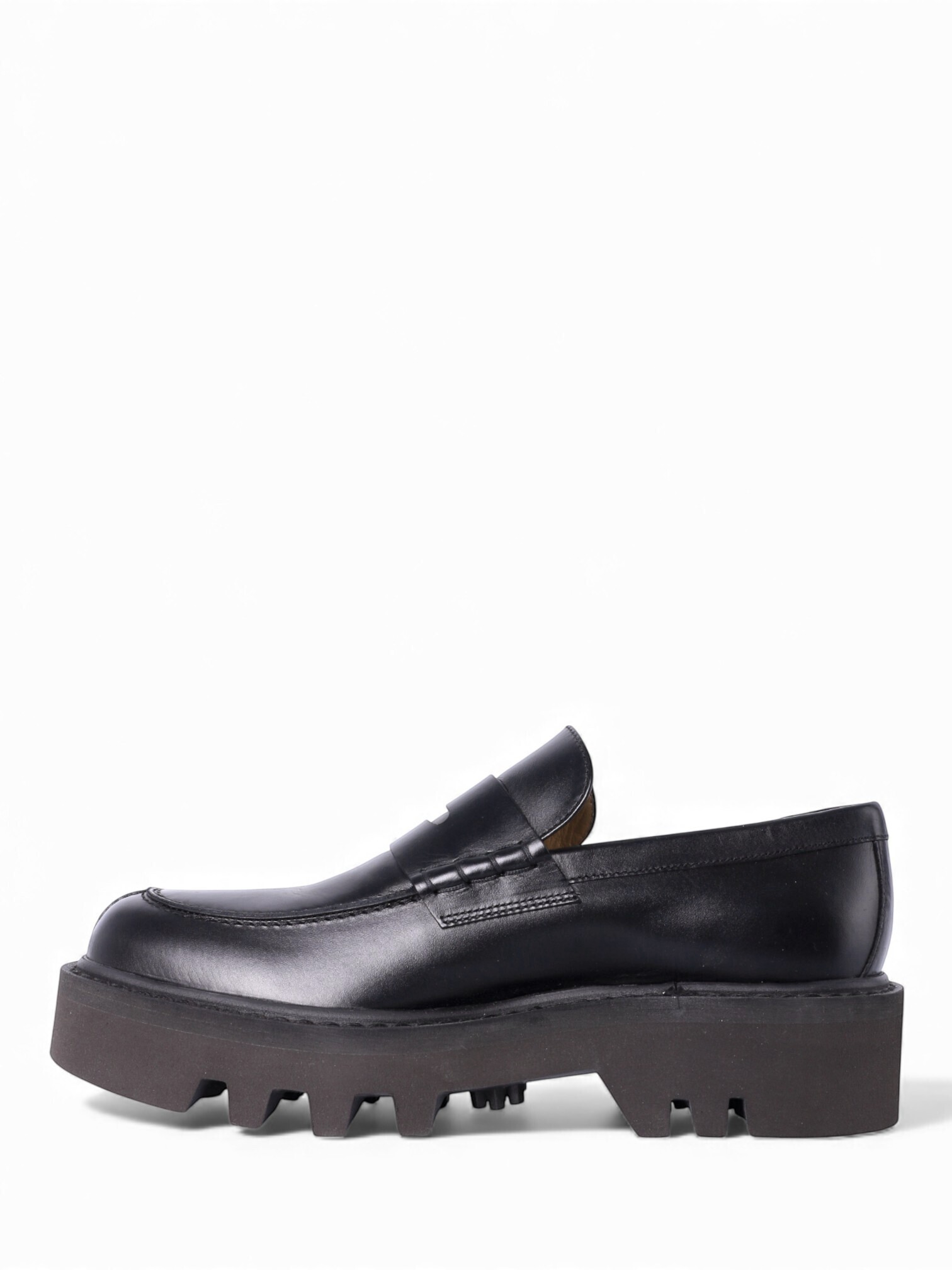 DRIES VAN NOTEN | PLATFORM PENNY LOAFERS BLACK ローファー (Dries