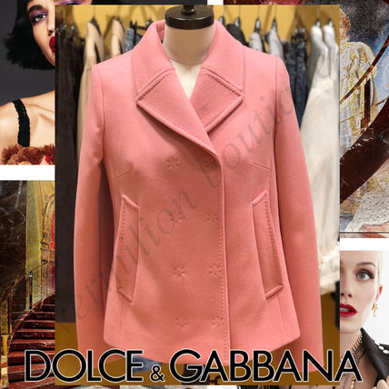 ピンク系 Dolce & Gabbana(ドルチェ&ガッバーナ) コート(レディース