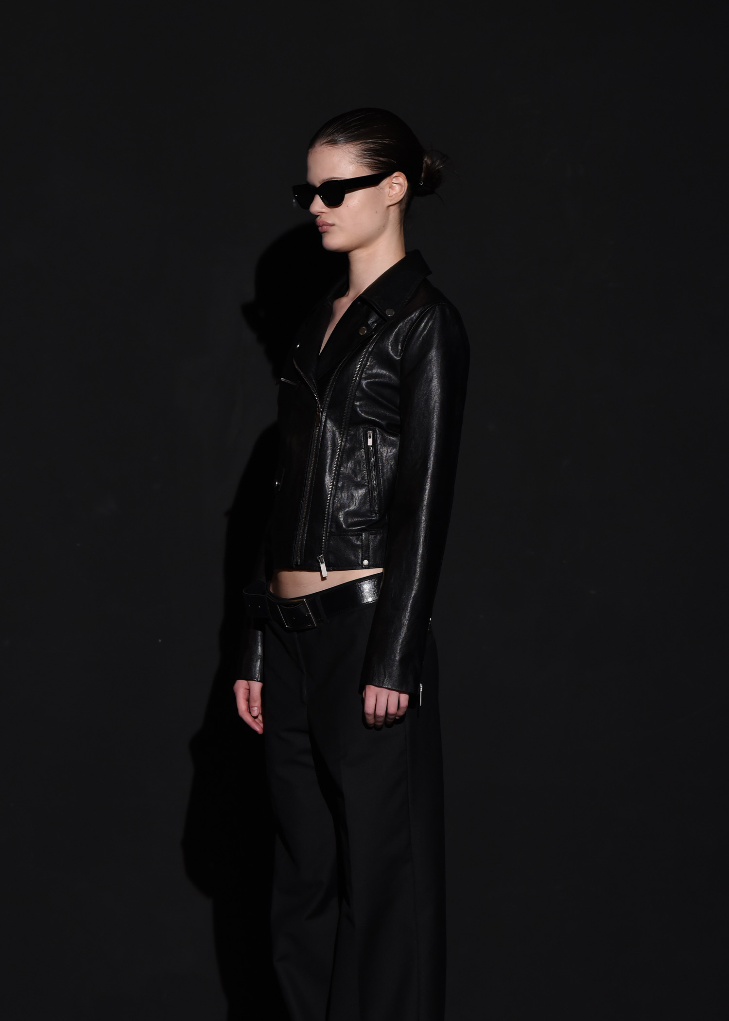 BOHEMIAN SEOUL】BOHEMSEO TWO ZIPPER FITTED RIDER JACKET (BOHEMSEO