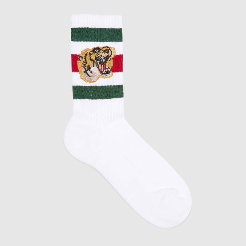 GUCCI】 完売必至☆メンズ☆タイガーソックス（全2色） (GUCCI/靴下