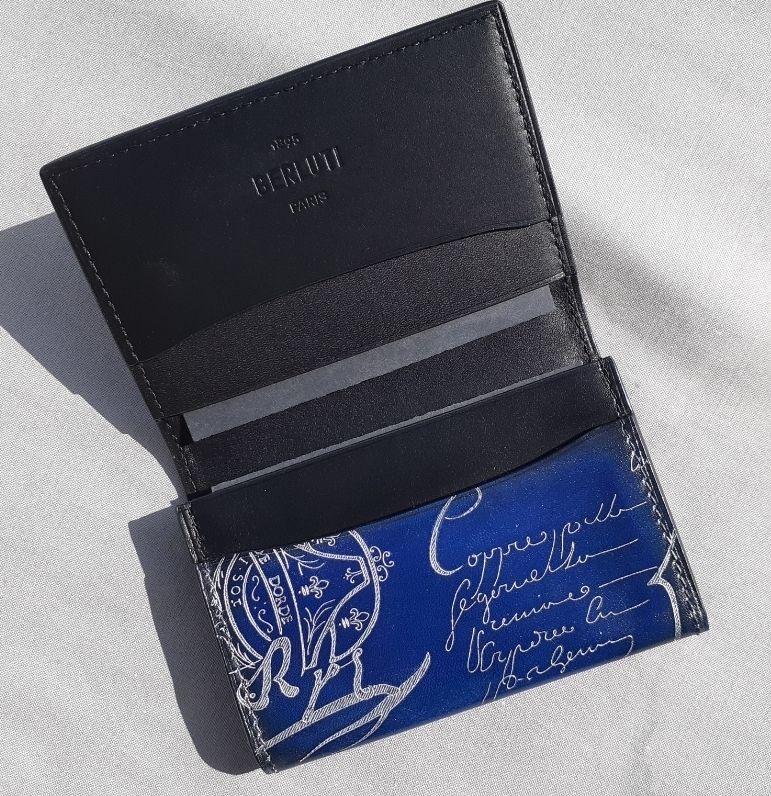 スタンプ入り限定シルバーパティーヌ希少品◇ベルルッティIMBUIA