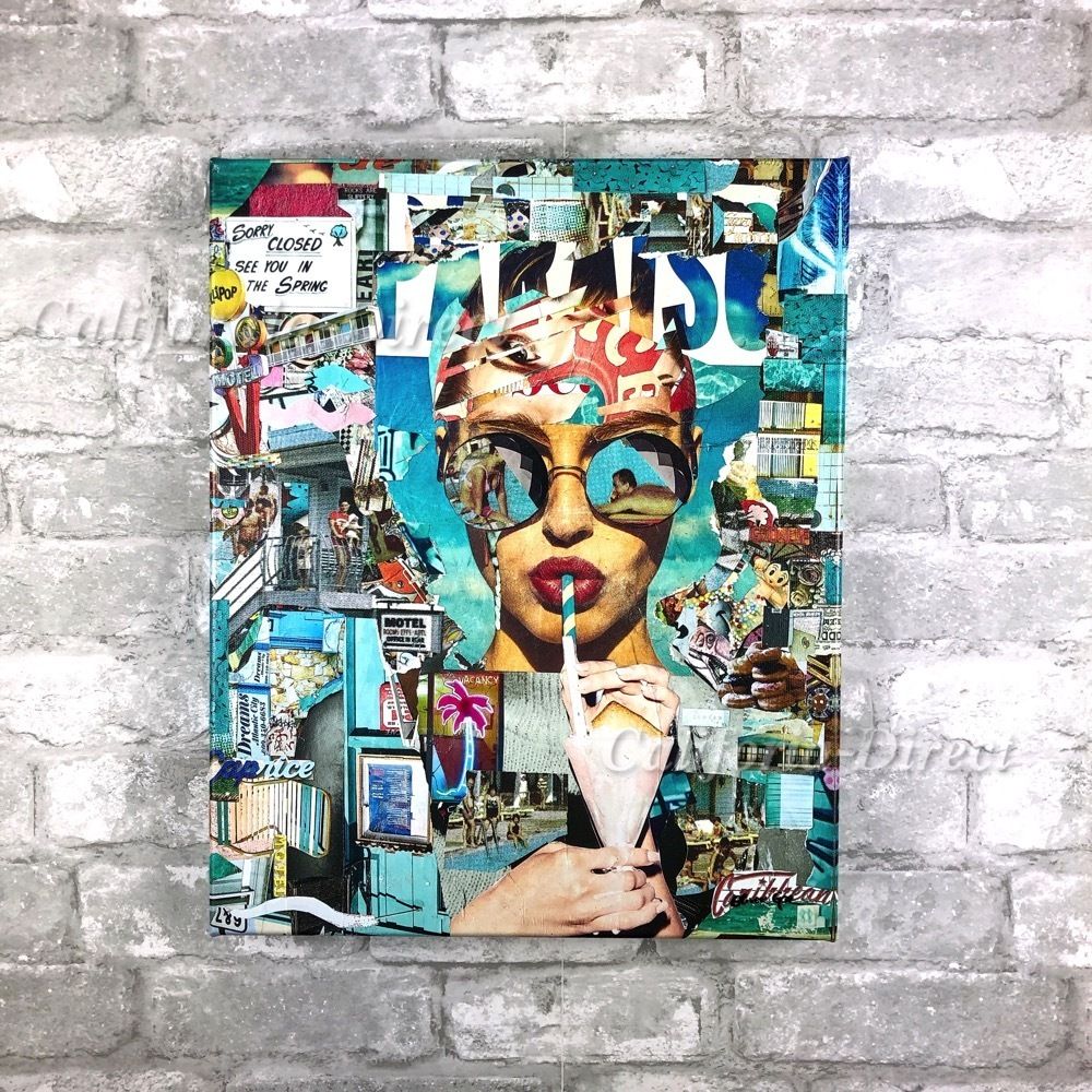 Oliver Gal ちょうどいい 43x51cm Summer Shores キャンバス (Oliver