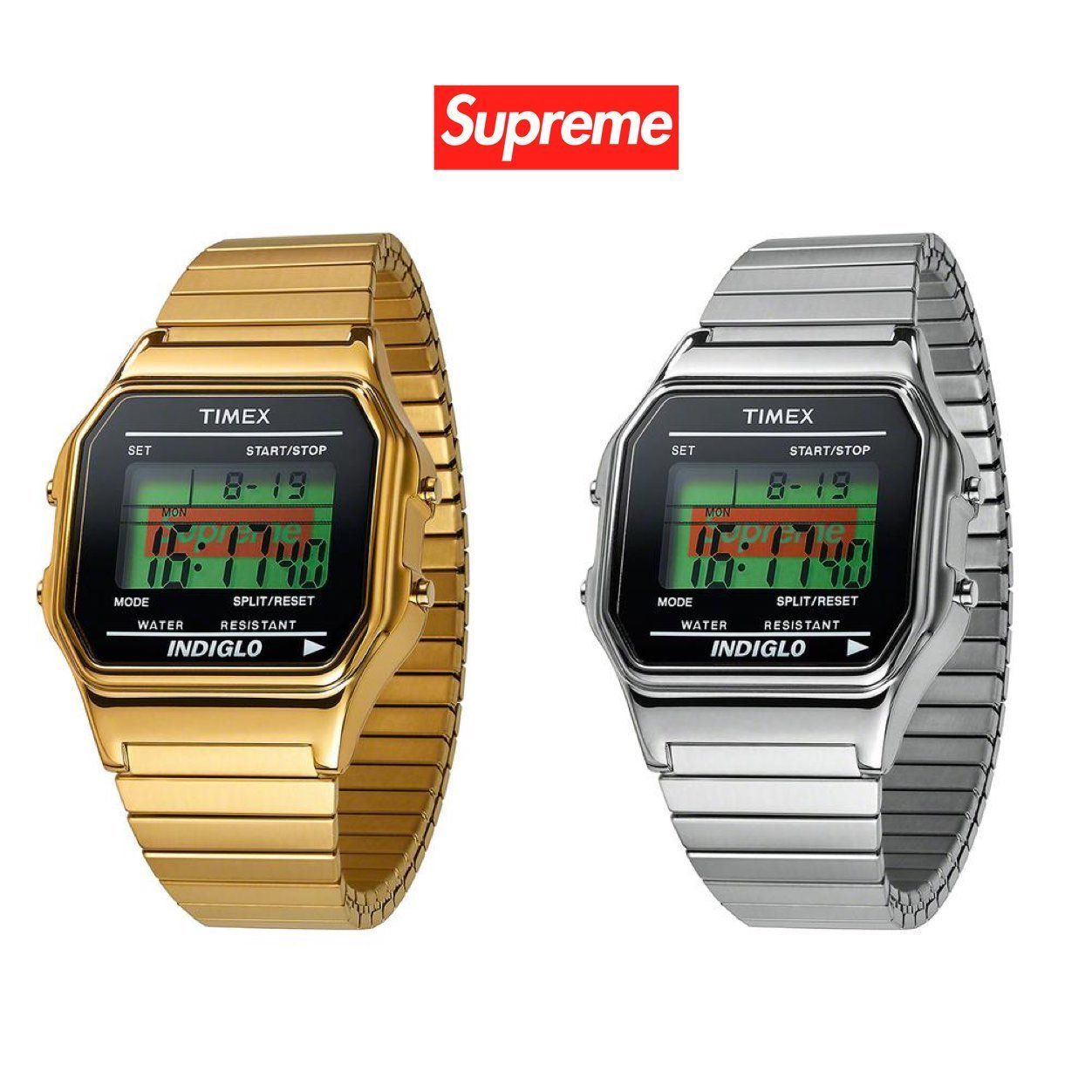 FW19 Week1 Supreme Timex Digital Watch - タイメックス (Supreme