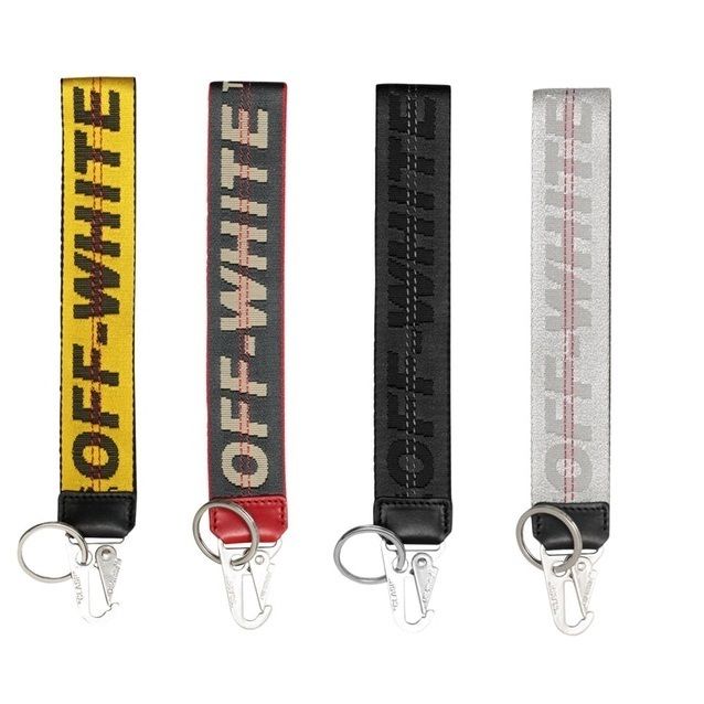 OFF-WHITE インダストリアル キーチェーン ホワイト オフホワイト