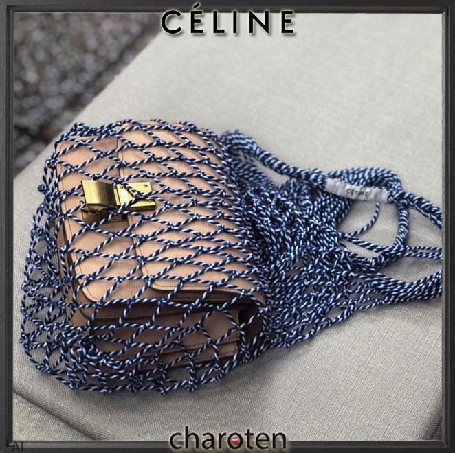 国内発】ヨンアさん♡超希少♪ロゴ付き♪メッシュバッグ (CELINE