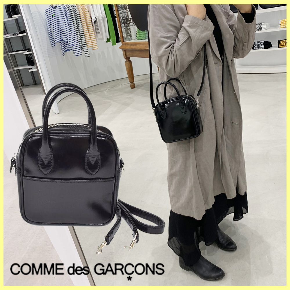 COMMEdesGARCONS 青山限定 吉田カバン ストラップ レザーバッグ (COMME