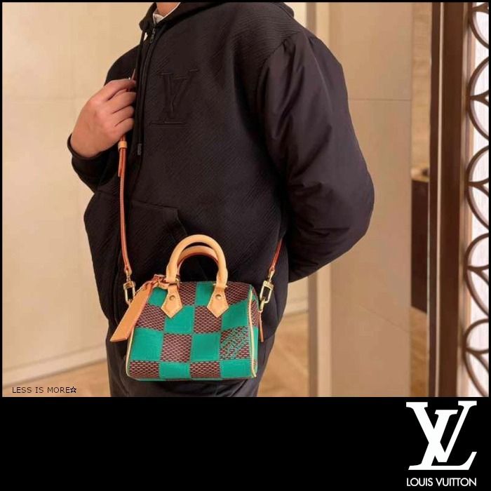 ルイヴィトン】スピーディ・バンドリエール18 ダミエ・ポップ (Louis